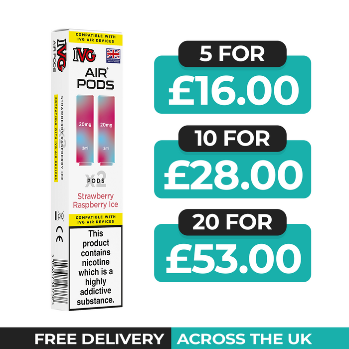 IVG Air Strawberry Raspberry Ice Refill Pods