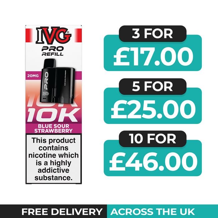IVG Pro 12 Blue Sour Strawberry Refill Pods