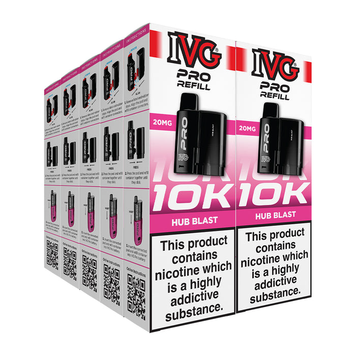 IVG Pro 12 Box of 5 & 10 Refill Pods
