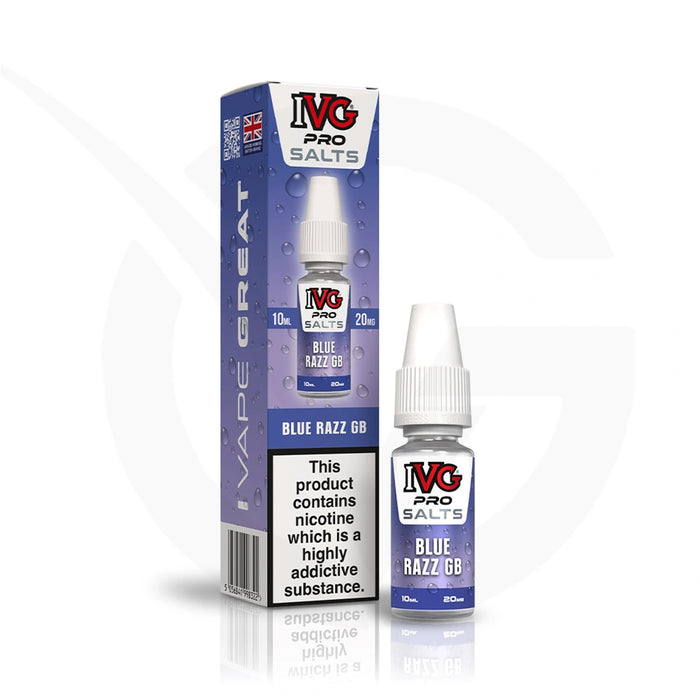 Blue Razz GB Nic Salt E-Liquid By IVG Pro Salts