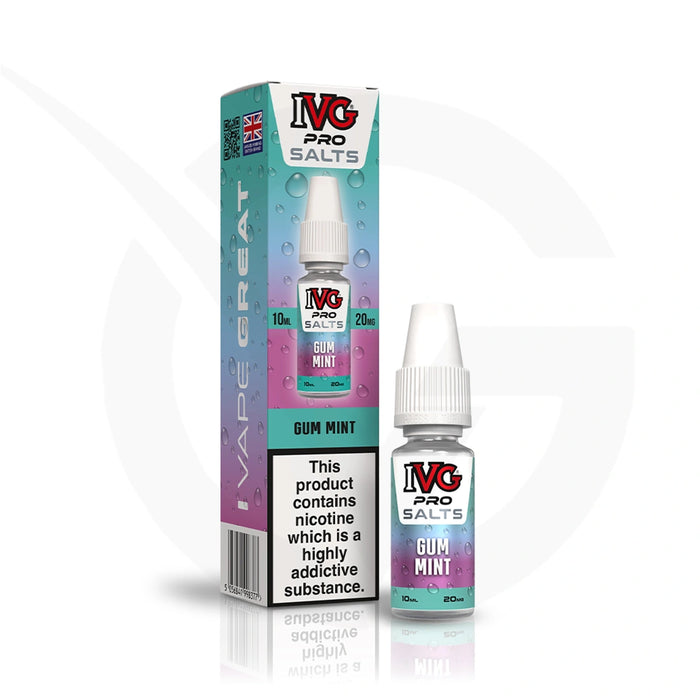 Gum Mint Nic Salt E-Liquid By IVG Pro Salts