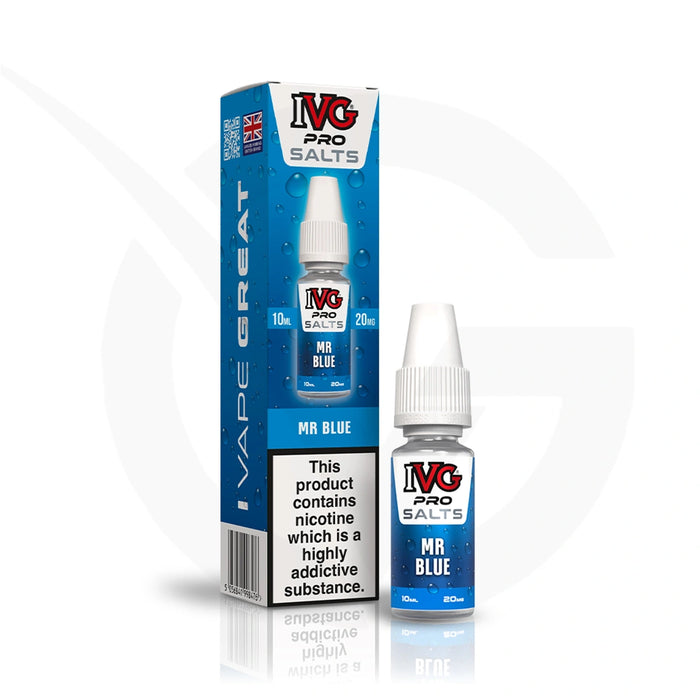 Mr Blue Nic Salt E-Liquid By IVG Pro Salts