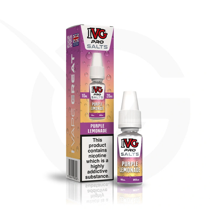 Purple Lemonade Nic Salt E-Liquid By IVG Pro Salts