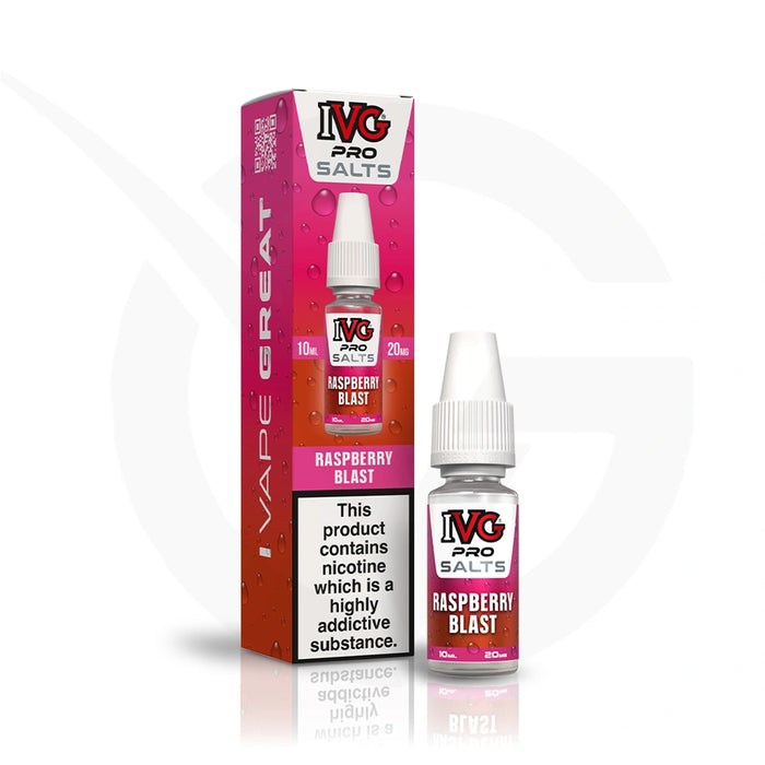 Raspberry Blast Nic Salt E-Liquid By IVG Pro Salts