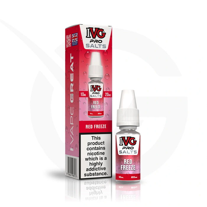 Red Freeze Nic Salt E-Liquid By IVG Pro Salts