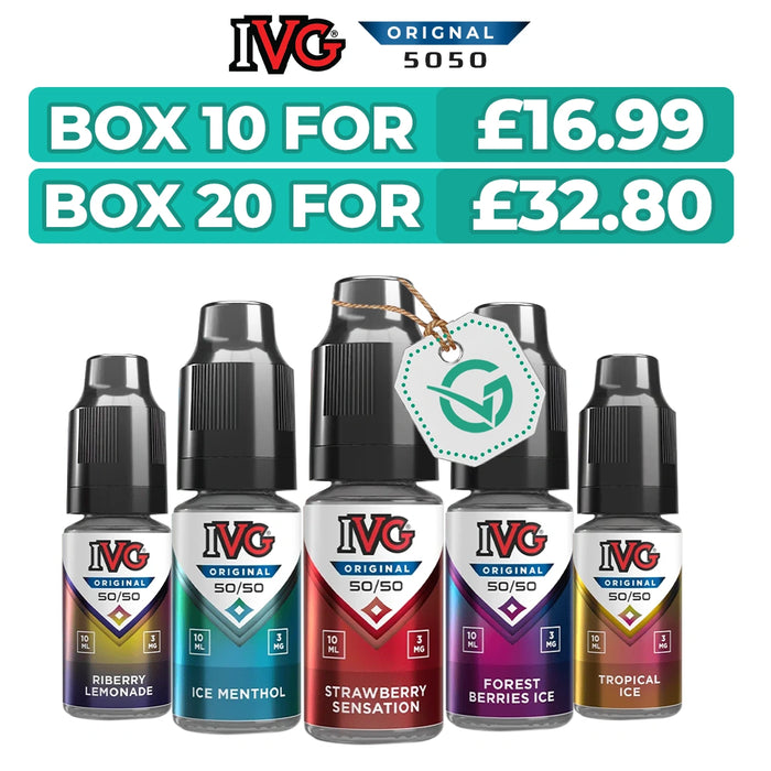IVG Original 50/50 E-liquid Box Of 10