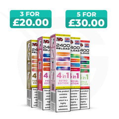 IVG 2400 Reload 4 in 1 Flavour Edition Prefilled Pods