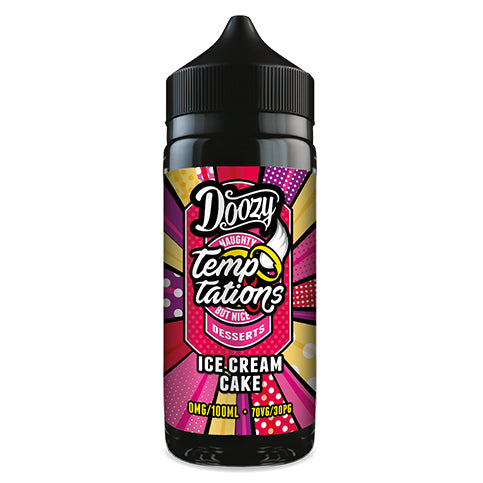 Ice Cream Cake 100ml Shortfill E-Liquid By Doozy Temptations