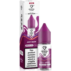 Juicy Grape 10ml Nic Salt E-liquid By Crystal Clear