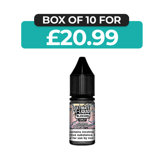 Juniper & Pink Lemon Blossom 10ml Nic Salt E-Liquid by Ultimate Juice