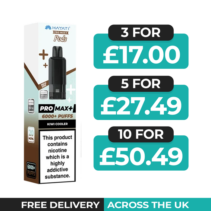 Hayati Pro Max Plus Kiwi Cooler Refill Pods
