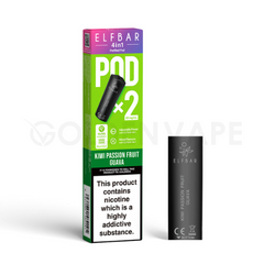 Kiwi Passion Fruit Guava 4 in 1 Prefilled Pods By Elf Bar