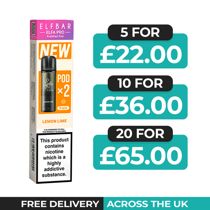 Lemon Lime Elfa Pro Prefilled Pods by Elf Bar