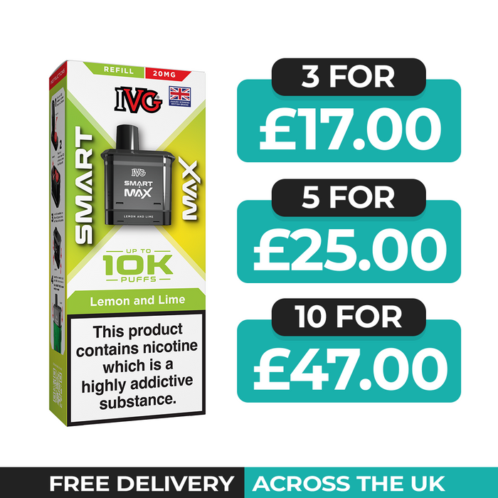 IVG Smart Max Lemon and Lime Refill Pods
