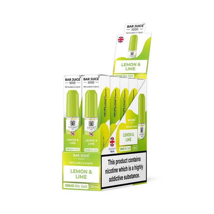 Bar Juice 5000 Nic Salts - Pack of 10 x 10ml