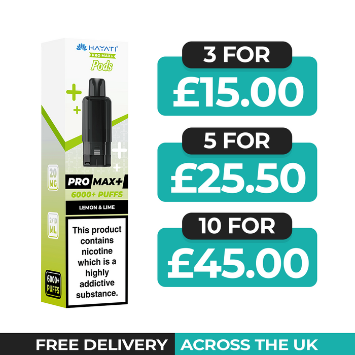 Hayati Pro Max Plus Lemon & Lime Refill Pods
