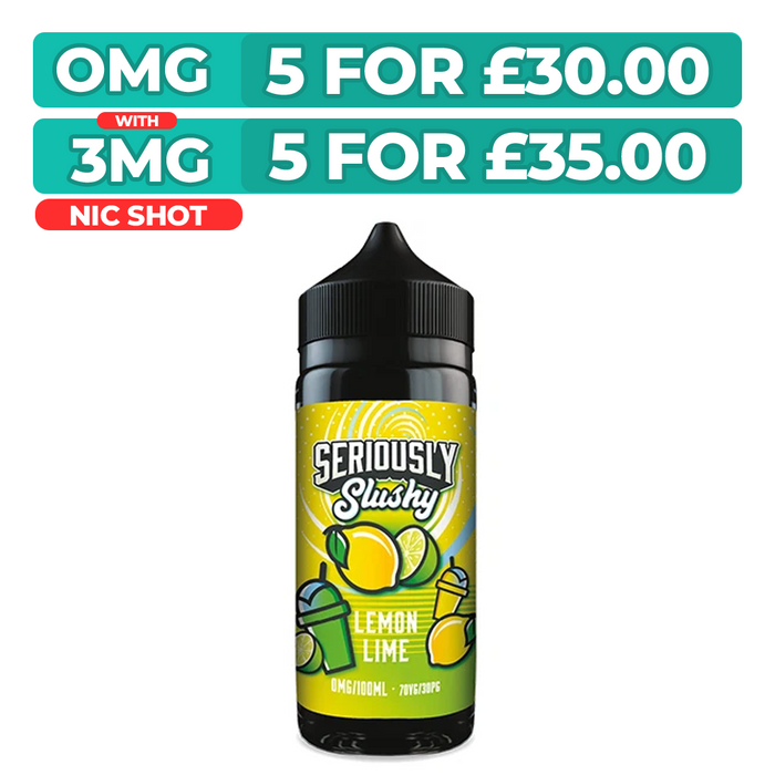 Doozy Seriously Slushy Lemon Lime 100ml Shortfill E-Liquid