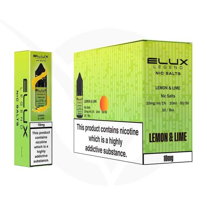 Elux Legend Nic Salt E-Liquid Box of 10