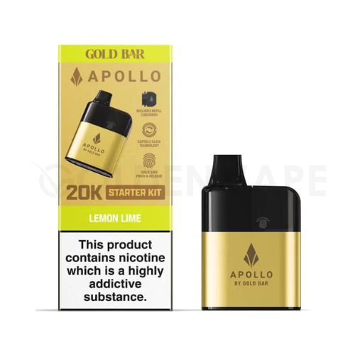 Gold Bar Apollo 20k Disposable Vape Kit