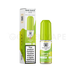Lemon & Lime Nic Salt E-Liquid By Bar Juice 5000