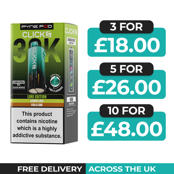 Pyne Pod Click S 30K Lime Edition Refill Pods