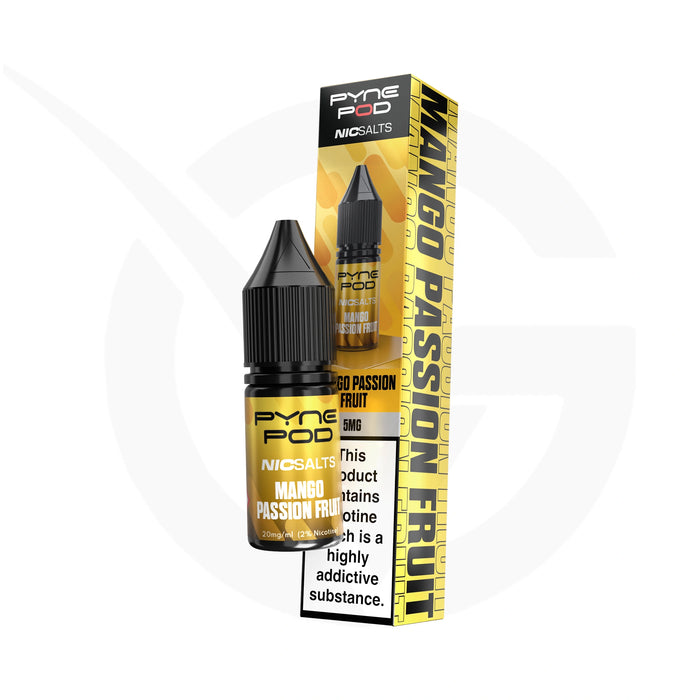 Mango Passion Fruit Nic Salt E-Liquid by Pyne Pod