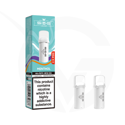 Menthol Crystal 600 Pro Prefilled Pods by SKE