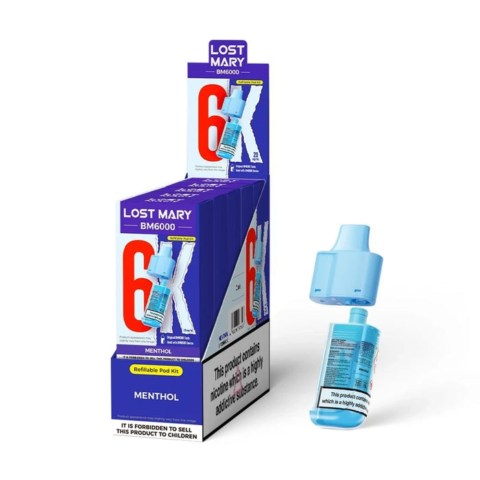 Lost Mary BM6000 Refill Pods - Box of 5 & 10
