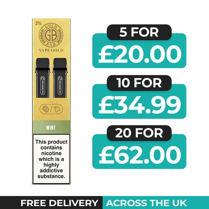 Gold Bar Reload Mint Refill Pods
