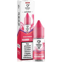 Mixed Berries 10ml Nic Salt E-liquid By Crystal Clear