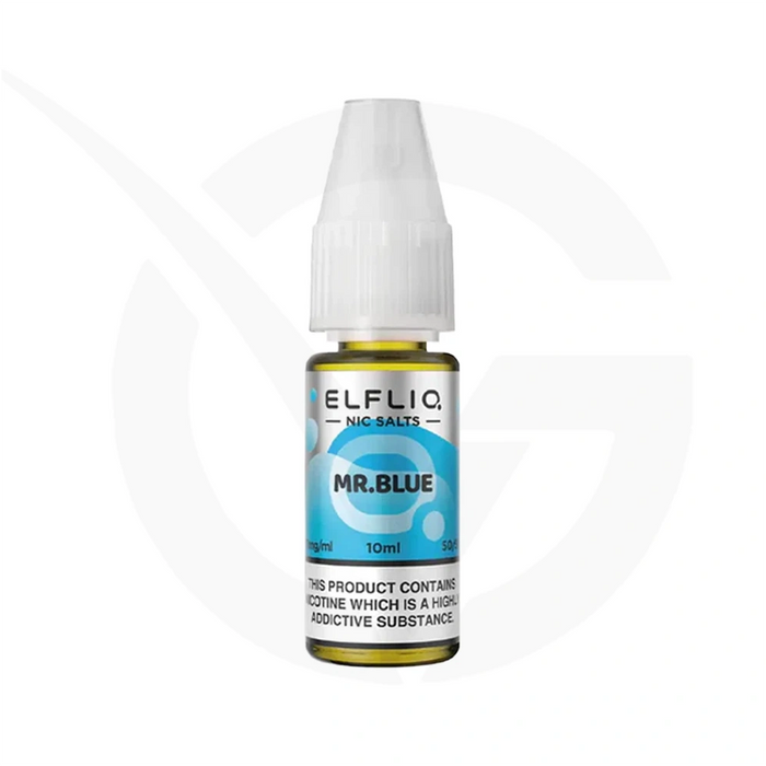 Mr Blue 10ml Elfliq Nic Salt E-Liquid By Elf Bar