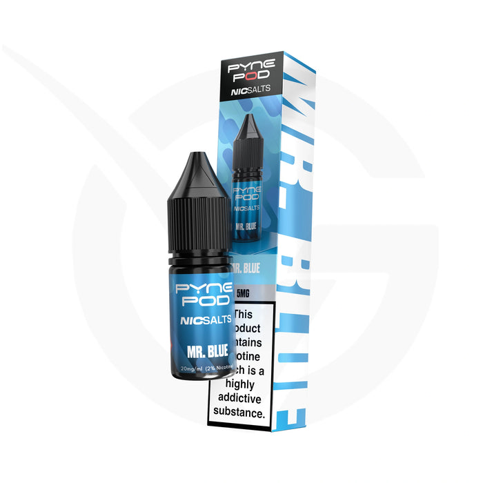 Mr Blue Nic Salt E-Liquid by Pyne Pod