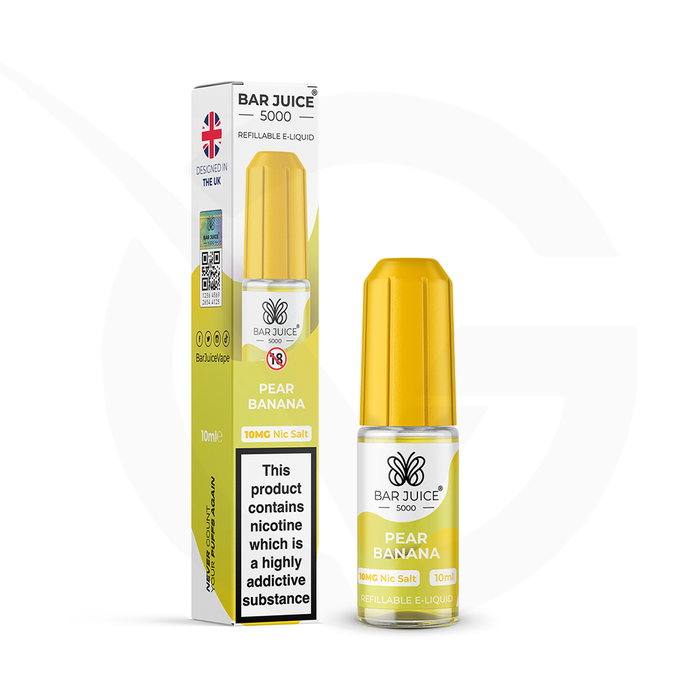 Pear Banana Nic Salt E-Liquid By Bar Juice 5000