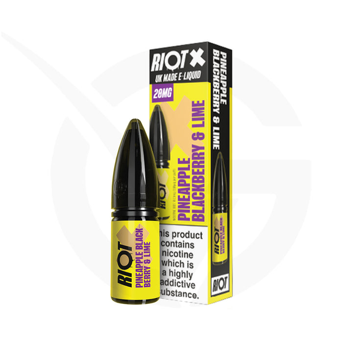 Pineapple Blackberry Lime Nic Salt E-Liquid By Riot X