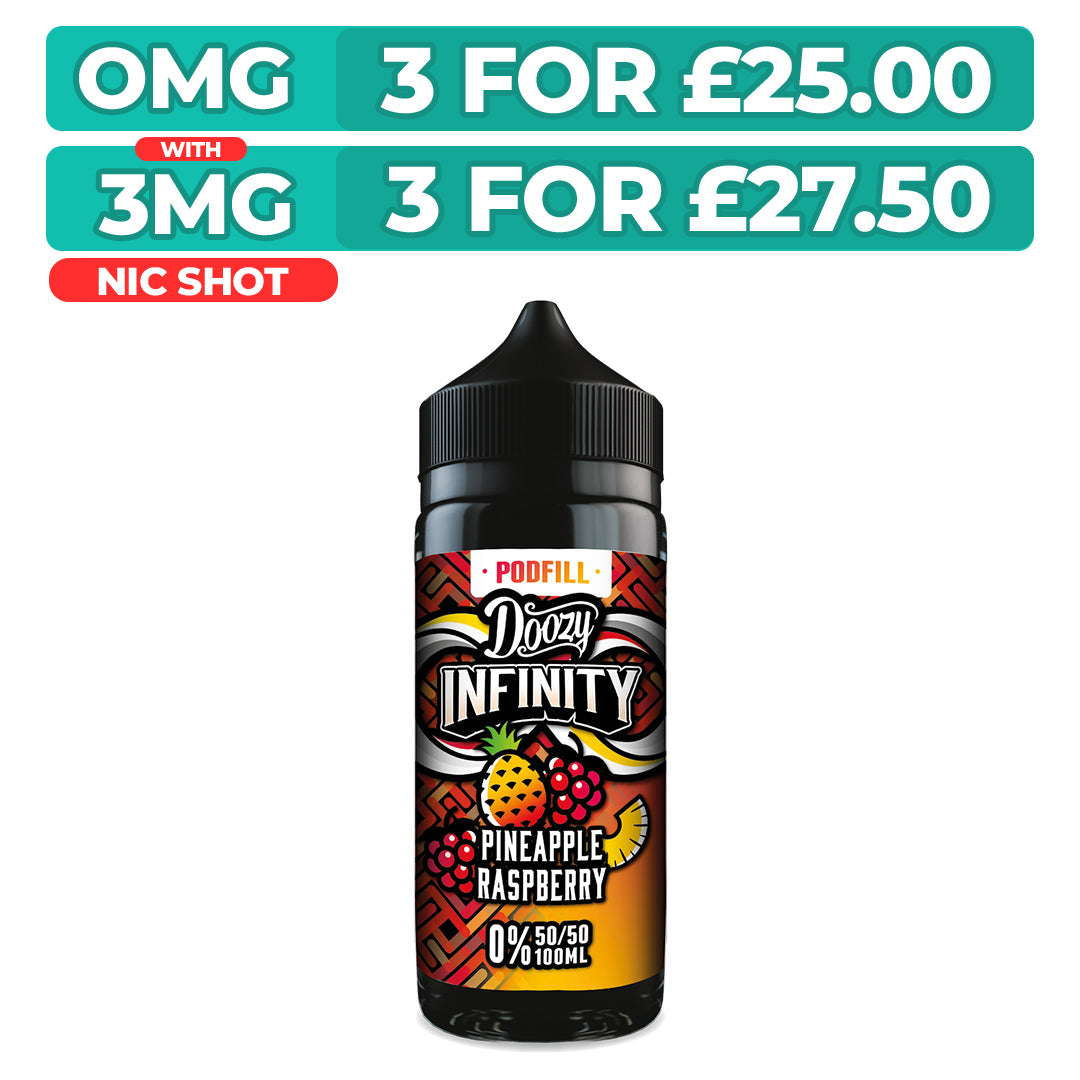 Doozy Infinity Pod Fill 50/50 Shortfills
