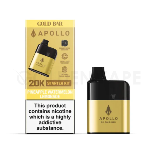 Gold Bar Apollo 20k Pod Vape Kit