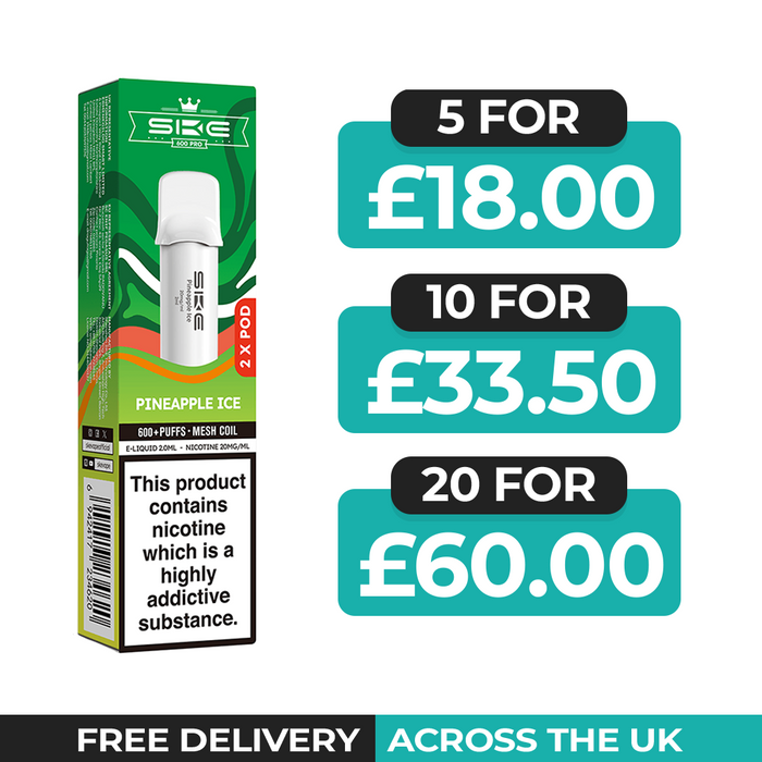 SKE 600 Pro Pineapple Ice Replaceable Prefilled Pods