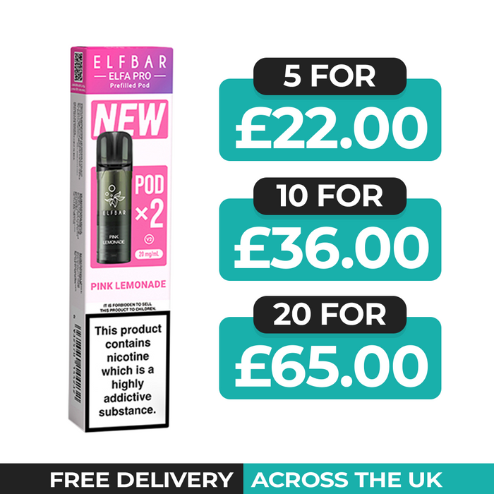 Pink Lemonade Elfa Pro Prefilled Pods by Elf Bar