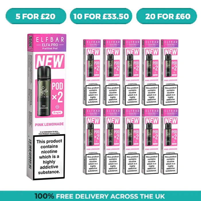Pink Lemonade Elfa Pro Prefilled Pods by Elf Bar