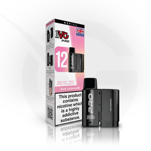 Pink Lemonade Prefilled Pods By IVG Pro + Refill Containers