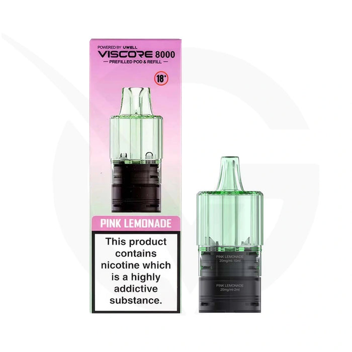 Pink Lemonade Uwell Viscore 8000 Refill Pods