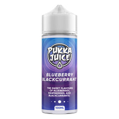 Blueberry Black Currant Shortfill E-Liquid By Pukka Juice