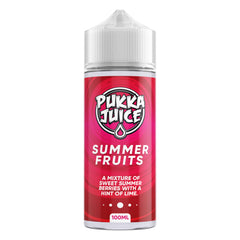 Summer Fruits Shortfill E-Liquid By Pukka Juice