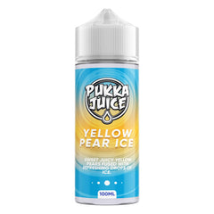 Yellow Pear Ice Shortfill E-Liquid By Pukka Juice