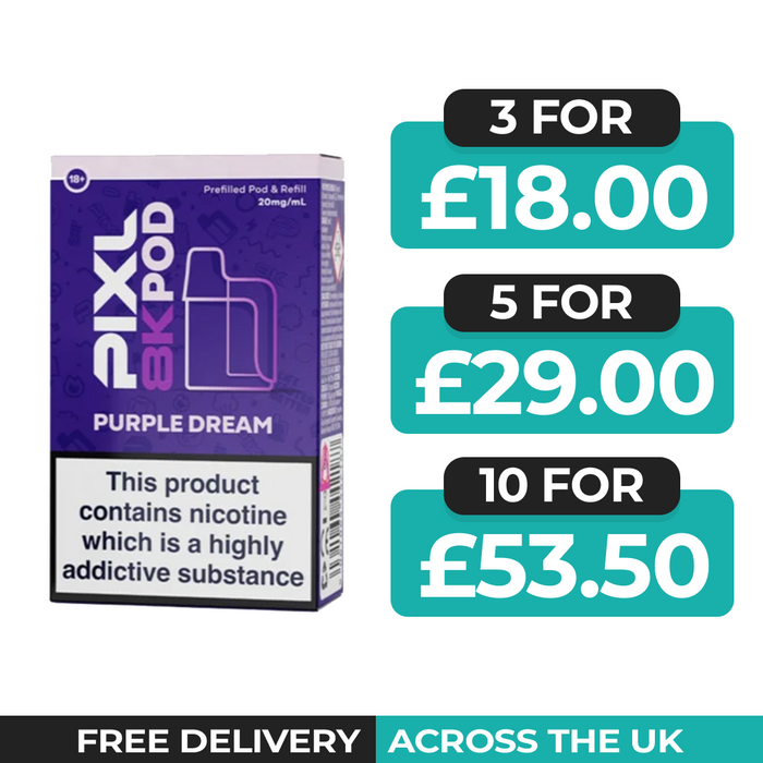 Pixl 8000 Purple Dream Refill Pods