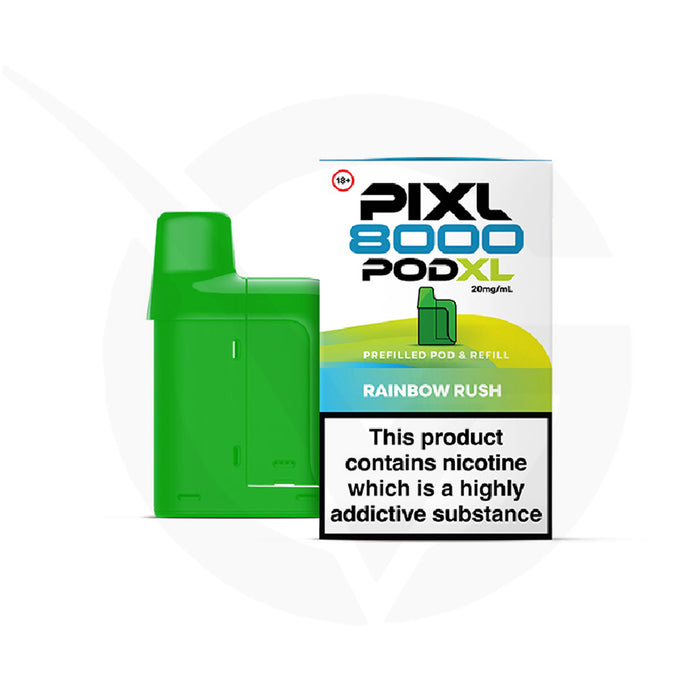 Pixl 8000 Rainbow Rush Refill Pods