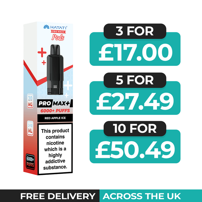 Hayati Pro Max Plus Red Apple Ice Refill Pods