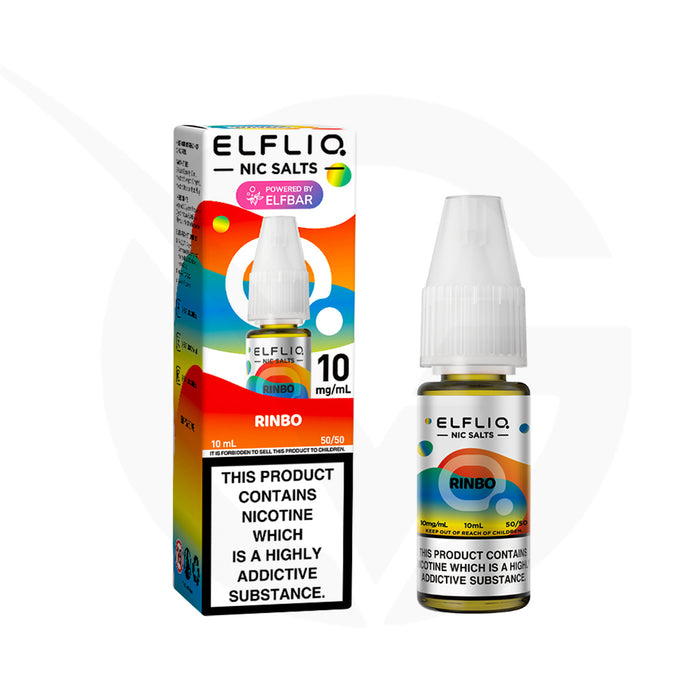 Rinbo 10ml Elfliq Nic Salt E-Liquid by Elf Bar
