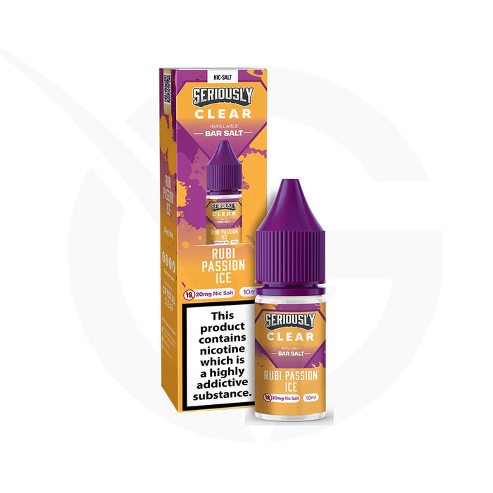 Doozy Seriously X Clear Rubi Passion Ice Nic Salt