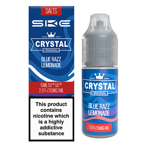 Blue Razz Lemonade 10ml Nic Salt E-Liquid by SKE Crystal